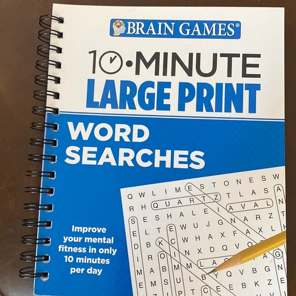 10 Minute Large Print Word Searches - Picture 1 of 4